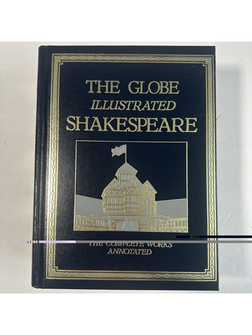 Globe Illustrated Shakespeare 1986 Leather Complete Works Star Trek Picard
